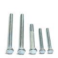 1-3/4*65 ASME B18.2.1 blue white zinc carbon steel Full thread Stainless steel A2 A4 304 316 hex head bolt GB5783 DIN933